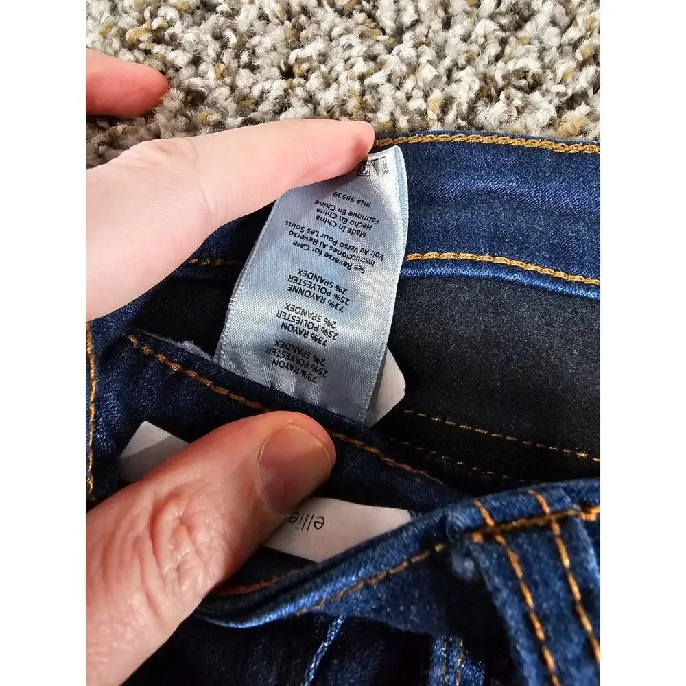 STS Blue Womens Sz 29 Skinny Leg Blue Jeans Dark Wash - Picture 3 of 4
